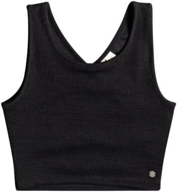 Roxy Women's Good Keepsake Cropped Tank, Cutout Crop Top